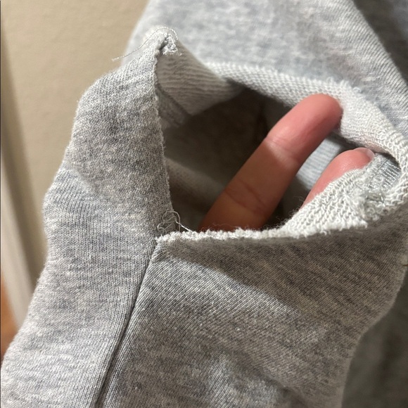 Celine Runway SS 2021 Grey Varsity Logo Cropped Sweatshirt - Picture 3 of 8